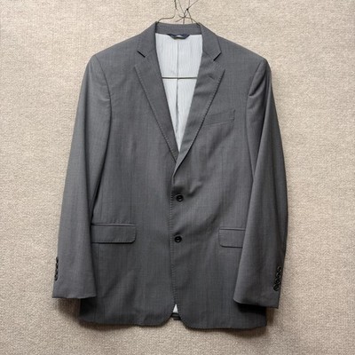 Brooks Brothers Explorer Regent Fit Grey Wool Blend Suit Jacket Blazer Mens 40L