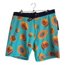 Hurley Phantom  Board Shorts Size 32 Swim Trunks Surf Mens Fruit Print