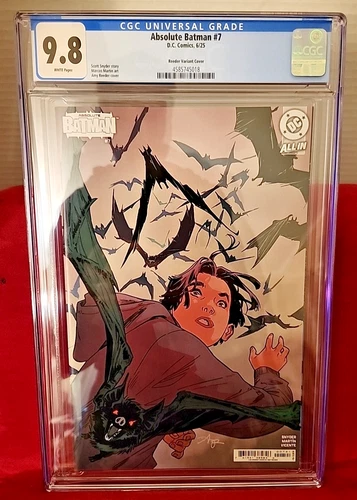 Absolute Batman #7 Comic Graded CGC 9.8 Reeder 1:25 Incentive Variant Cover D