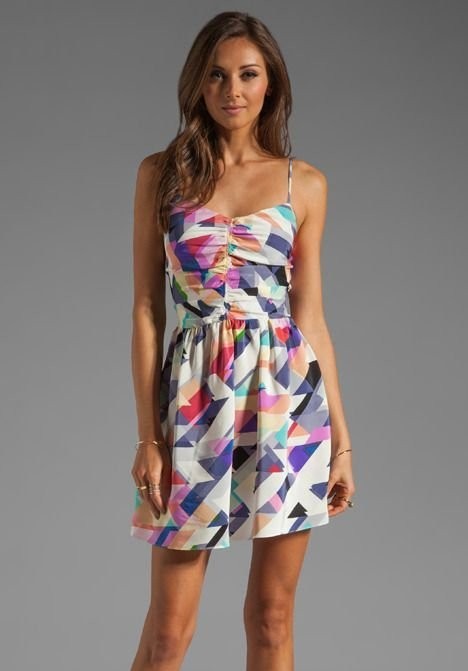 PARKER Multi Color Tiny Checkered Adjustable Spag… - image 1