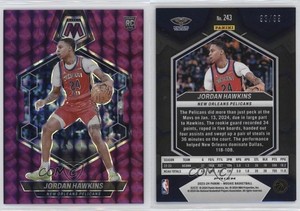 2023-24 Panini Mosaic Rookies Purple Prizm /99 Jordan Hawkins #243 Rookie RC