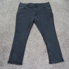 The Perfect Jean NYC Mens 44 Black Skinny Fit Stretch Denim Casual Dark 44x30