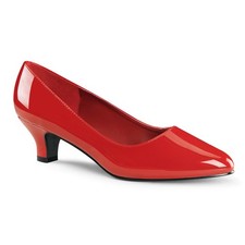Pleaser Fab 420W Classic Pointed Toe Pumps 2In Block Heel