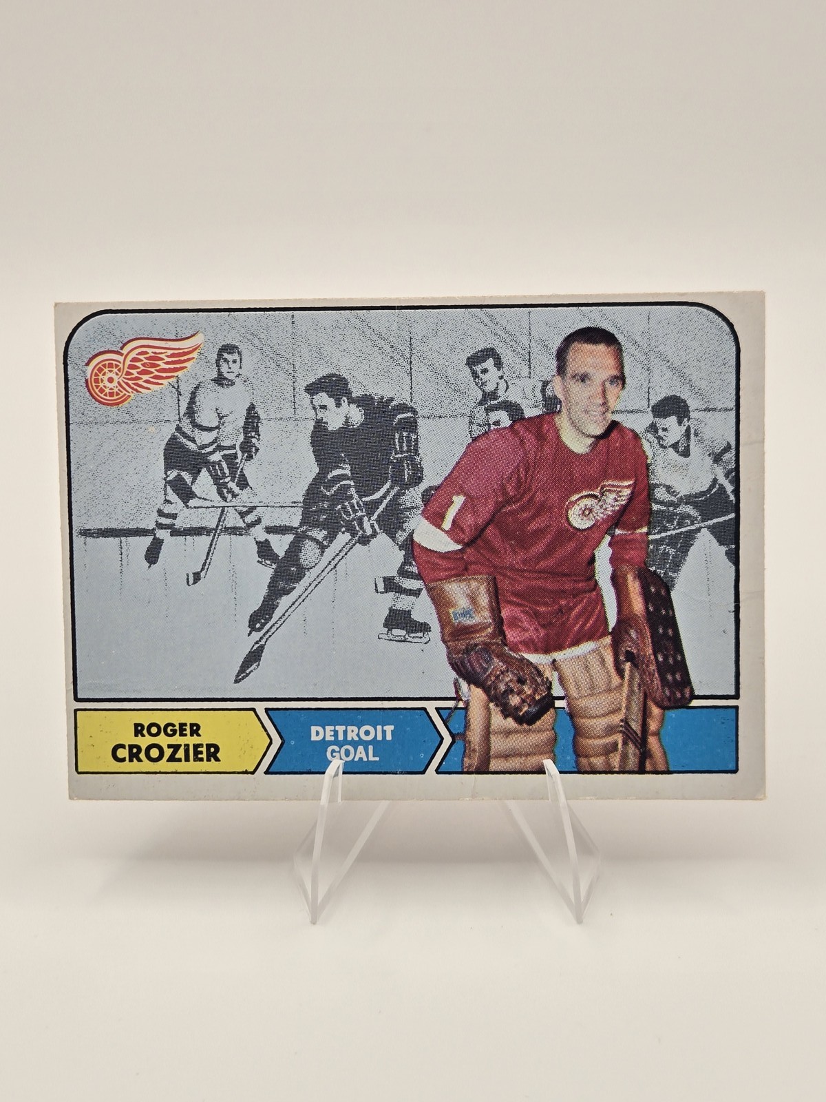 Roger Crozier #23 Hockey Cards 1968 Topps trading card — raw and PSA graded price guide