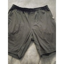 Eddie Bauer Lounge Mens Black Shorts Elastic Waistband Size Large