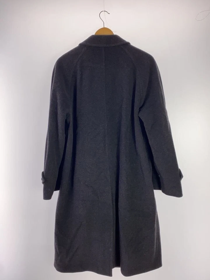 Abrigo Largo Burberry Para Hombre Lana Raglán Balmacaan Gris HECHO EN INGLATERRA Foto 2 de 4