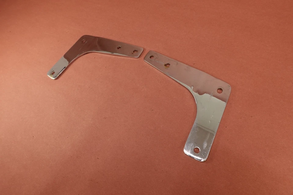 2000-2007 Honda Shadow Sabre VT1100 VT1100C2 Chrome Sissy Bar Backrest Supports - Image 2 of 4