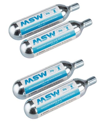 MSW Premium 20g Co2 Cartridges 20 g Threaded C02 for MTN Bike Tires 4 pk  708752218123  eBay