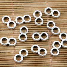 26pcs tibetan silver tone 2sided number 8 design link connector EF1761