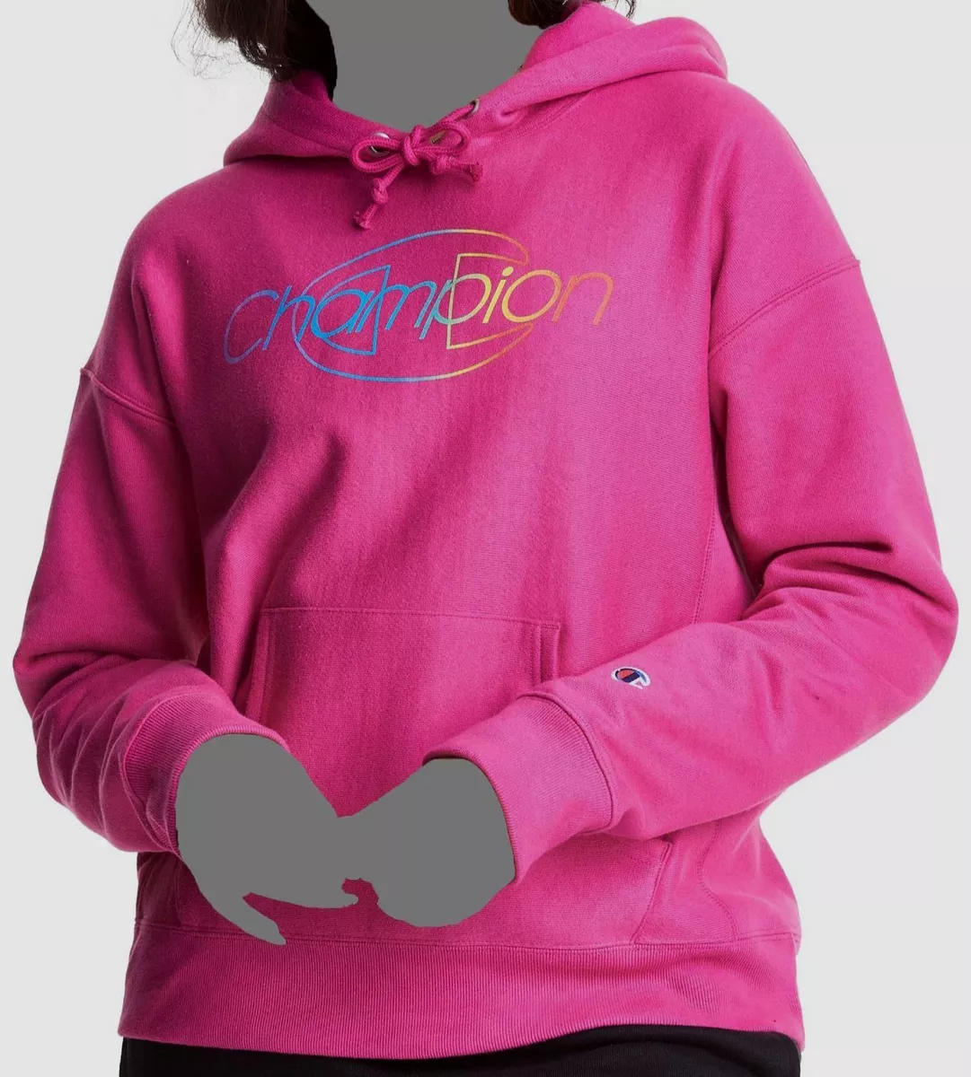 Pull champion rose femme sale