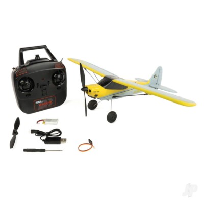 Top RC Mini XCub flugbereit, 450 mm, mit Modus 2 Transmitter.
