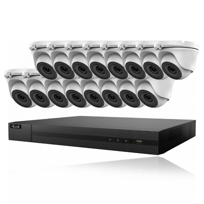 HIKVISION HILOOK SICHERHEITSSYSTEM 16CH 5MP CCTV DVR 1080P KAMERA ZUHAUSE VIDEO KITS