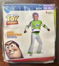 Disney Toy Story Buzz Lightyear Deluxe Halloween Dress Up Costume Med 8 82119