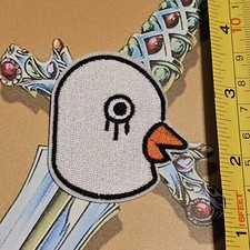 ODD CRYING PIGEON STRANGE DOVE WEIRD BIRD TEARS P119 PATCH