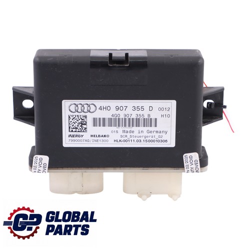 Audi A7 4G A8L 4H Ad Blue Steuer Gerät ECU 4H0907355D