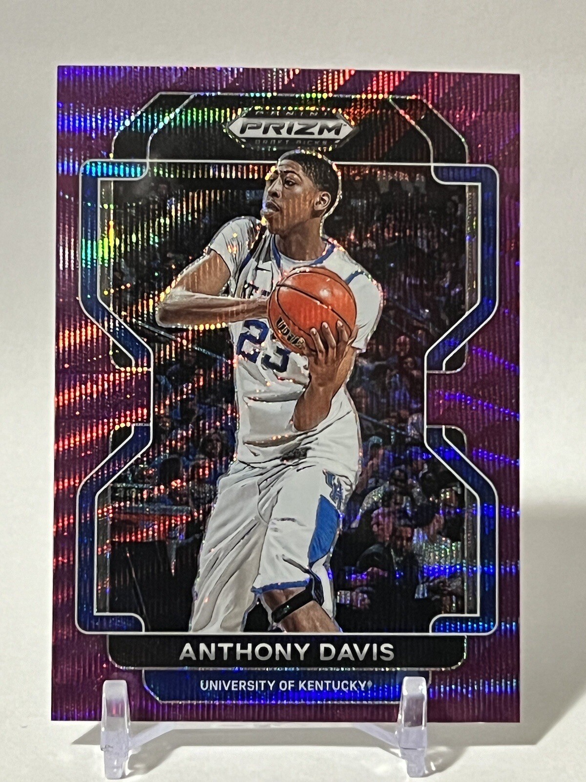 Anthony Davis 2022 Panini Prizm Draft Picks Purple Wave Prizm #2 Kentucky