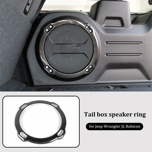 1pcs Trunk Rear Subwoofer Speaker Cover Trim For Jeep Wrangler JL Rubicon 2018+ eBay