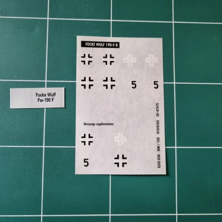 COLLECTION AVIONS DE COMBAT - Ed. ATLAS / N° 21 /Fw 190 F-8 ech. 1:100 - Photo 3/4