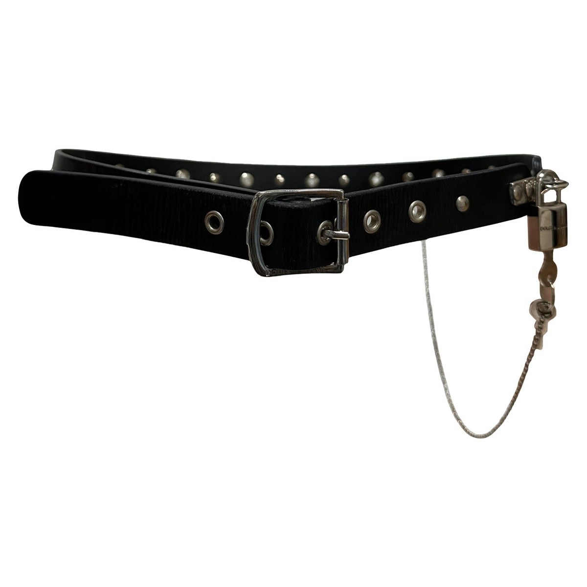 DOLCE&GABBANA Fall Winter 2007 Chain Eyelet Leather Belt | eBay