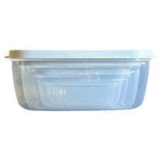10-Piece Rectangle Food Storage Containers with Vented Lids, Airtight BPA Free