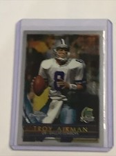 1996 Topps Chrome Troy Aikman #1 HOF DALLAS COWBOYS A-35