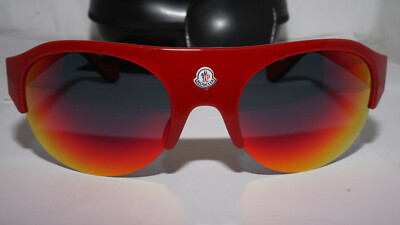 NEW MONCLER Sunglasses Red Shield Mirrored Grey (2 Lens) ML0050/S 68C 60 20 135 $_57.JPG?set_id=8800005007 main image 2