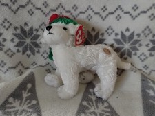 TY BEANIE BABIES Tinsel BBOM  CHRISTMAS BEARS - MINT - RETIRED