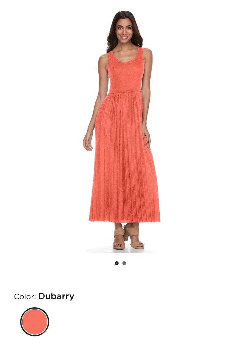 petite pleated maxi dress Women's Petite Almond Off Shoulder Pleated Maxi Dress
