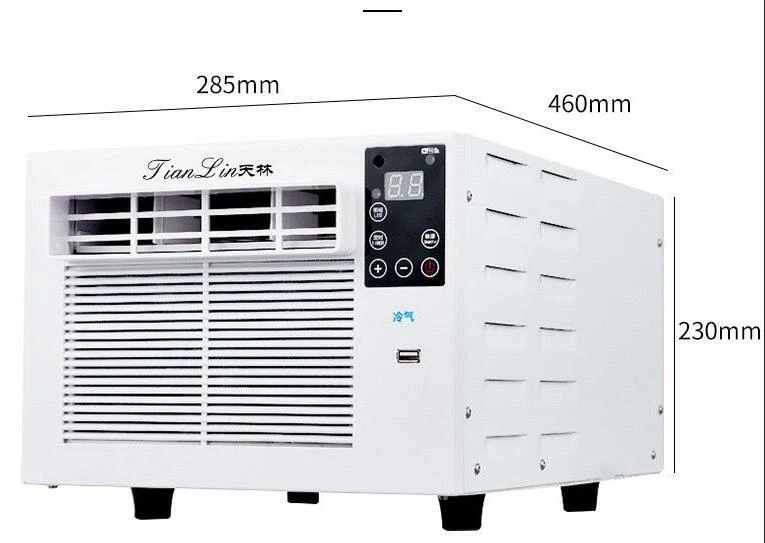 1100W Window Wall Box Air Conditioner Cooler Mobile Air Conditioning Unit 220V - image 2 of 4