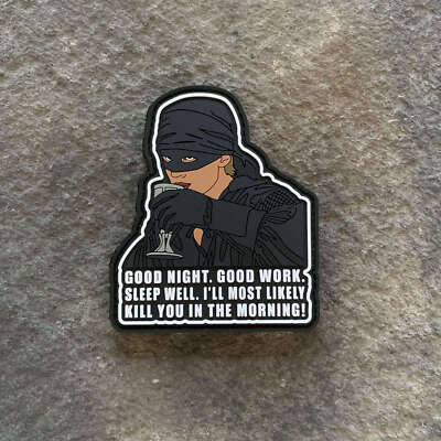 Princess Bride Dead Pirate Roberts Good Night PVC Patch
