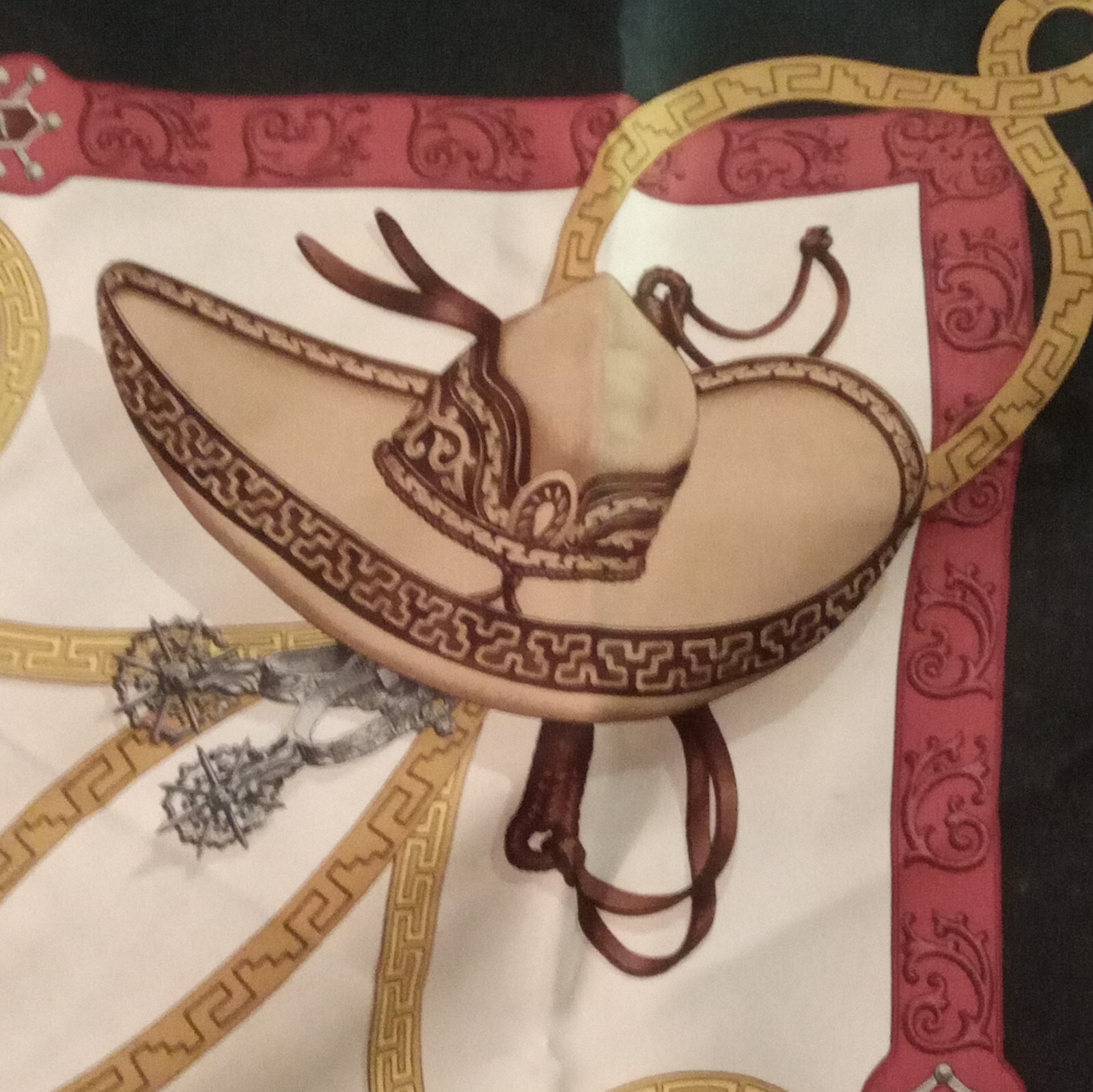 Authentic Hermès '' Charreada'' Square Scarf - image 9