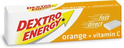 Dextro Energy Glucose Fast Acting Tablets 47g - Orange - Pack of 24