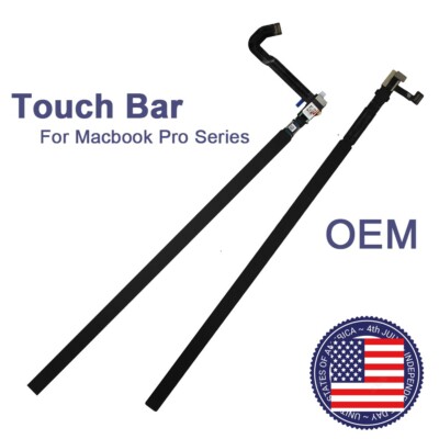 OEM LED Touch Bar +Ribbon Flex Cable For Apple Macbook Pro 13'' 15'' 2016-2020
