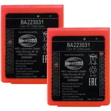 2Pcs BA223031 3.6V 2100mAh HBC Wireless romote Control Rechargeable Battery New
