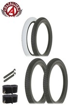 ALTALINE DURABLE BICYCLE WIRE BEAD TIRES 18" X 2.125 BMX TURBO TREAD 6PC SET.