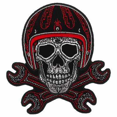 SUGAR WRENCH High Thread Iron-On Heat Sealed Backing Sew-On Patch - 4'' x 4''