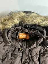Sporto Women’s Waterproof Faux Fur Trim Winter Coat Size 3x New With Tag