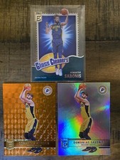2021-22 Donruss Elite Glass Cleaners Acetate #6 + Orange + Base Domantas Sabonis