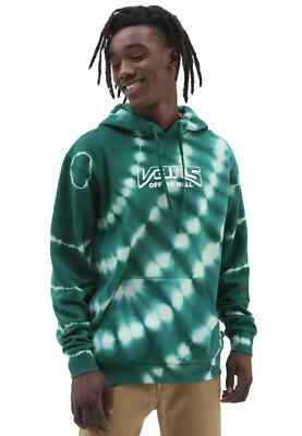 Vans Herren Logo Tie Dye Hoodie / Grün / UVP 70£