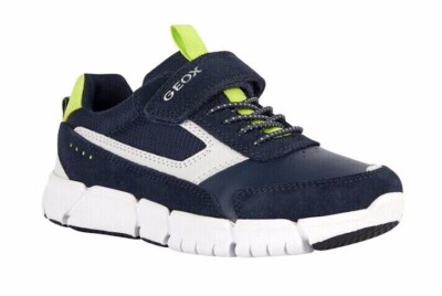 GEOX FLEXYPER Boy's Navy/Lime Sneakers J359BA05422C0749