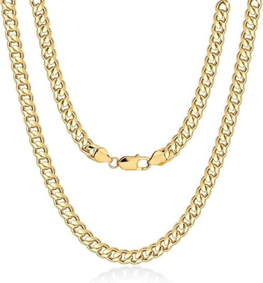 14K Gold Mens Cuban Link Chain 5mm Gold Necklace for Men 20-24