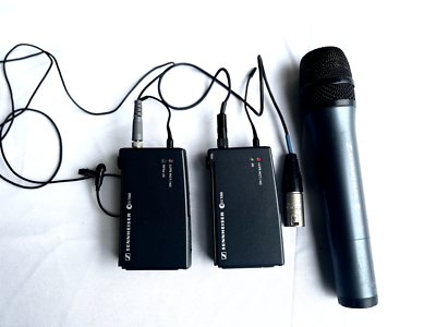 【美品】Sennheiser EW 100 ワイヤレスシステム ピンマイク 2本 SENNHEISER EW 100 Dual wireless microphone system – mint | eBay