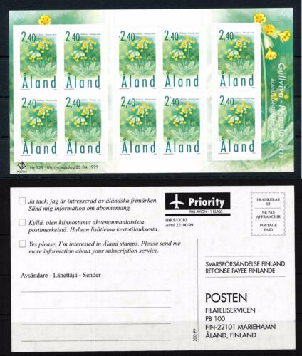 [58612] Aland 1999 Flowers Nature Booklet MNH - Picture 1 of 1