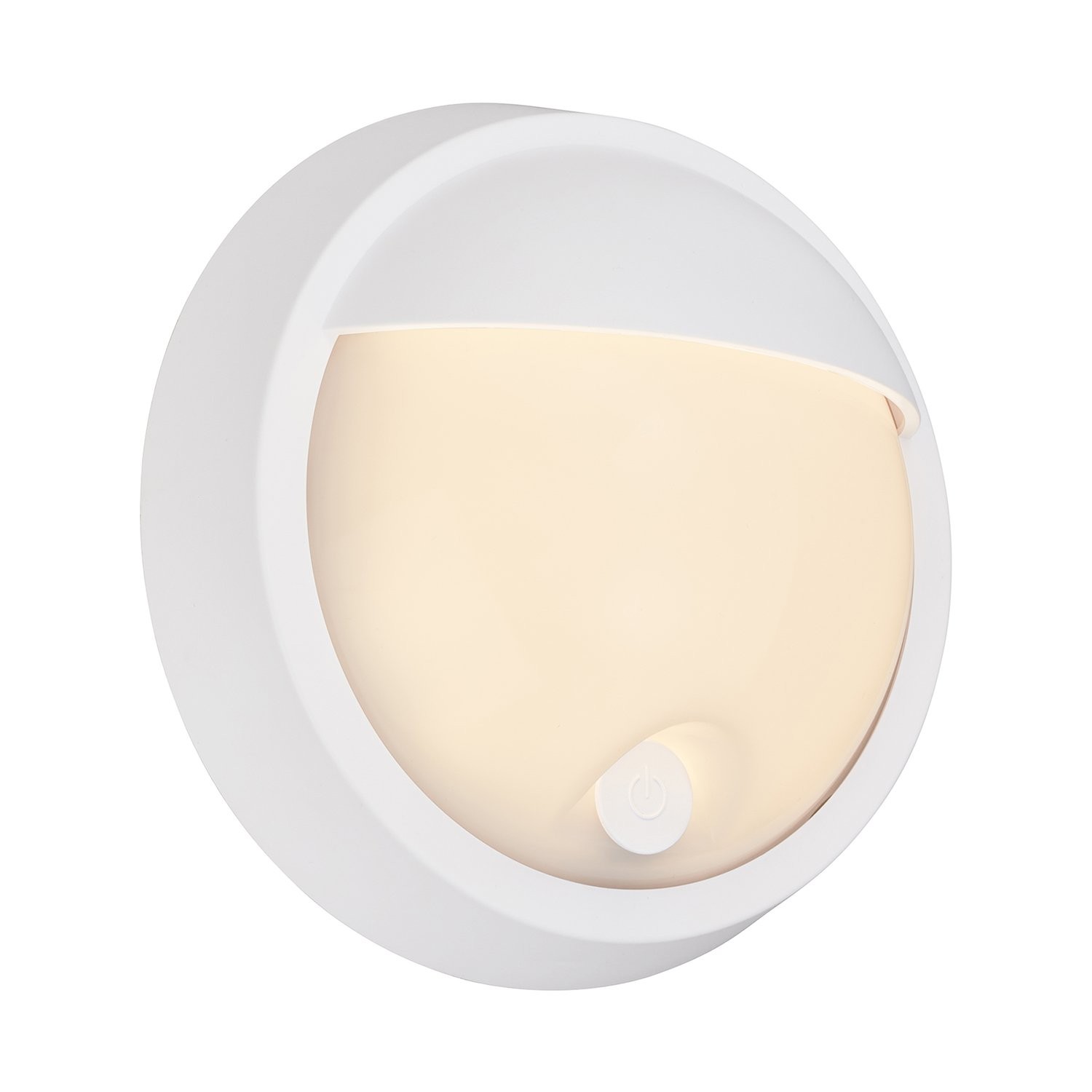 Applique Esterno Puni Bianco Opaco LED 4W 3000K | Atmosfera Magica