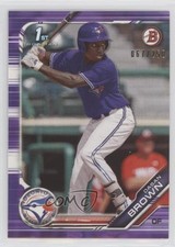 2019 Bowman Draft Purple 67/250 Dasan Brown #BD-63 uk2