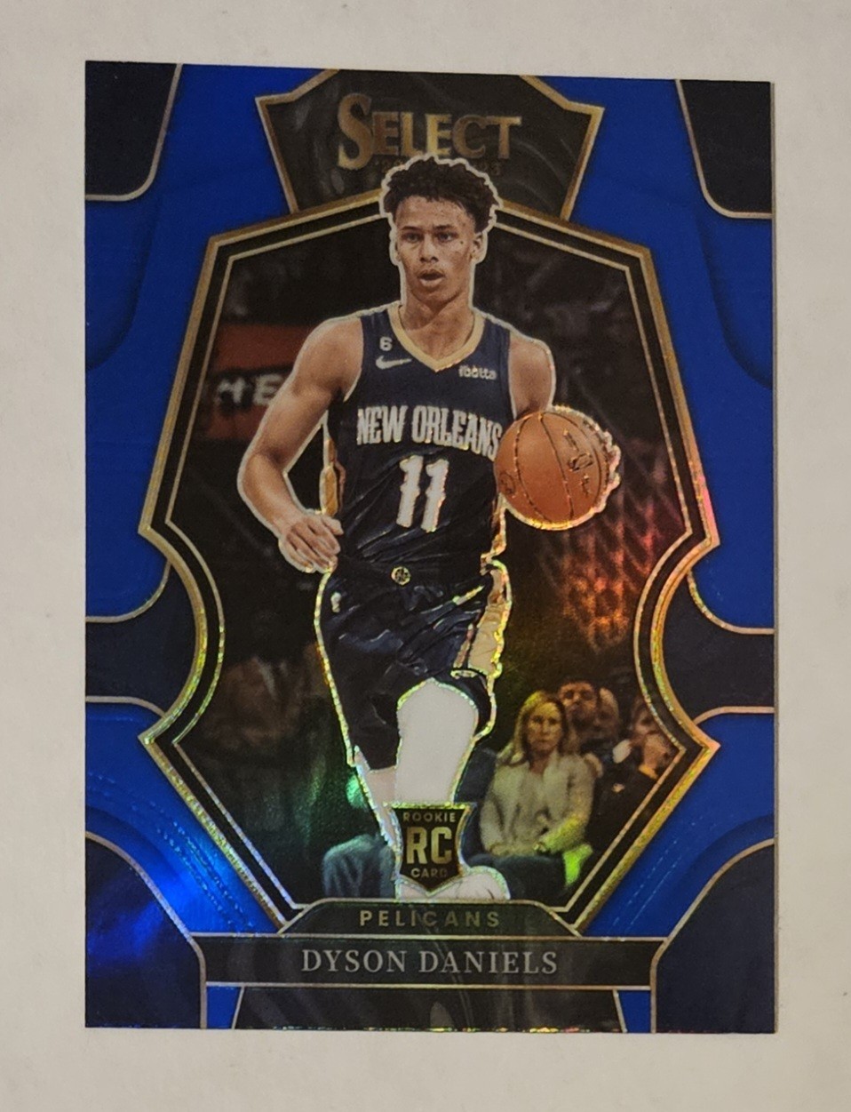 DYSON DANIELS RC 2022-23 Panini Select - Blue Prizm #172 Pelicans Premier