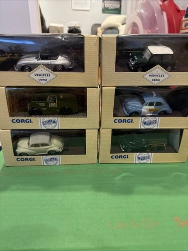 Vintage Corgi Car Lot! 6 Total Cars! Great Conditions.