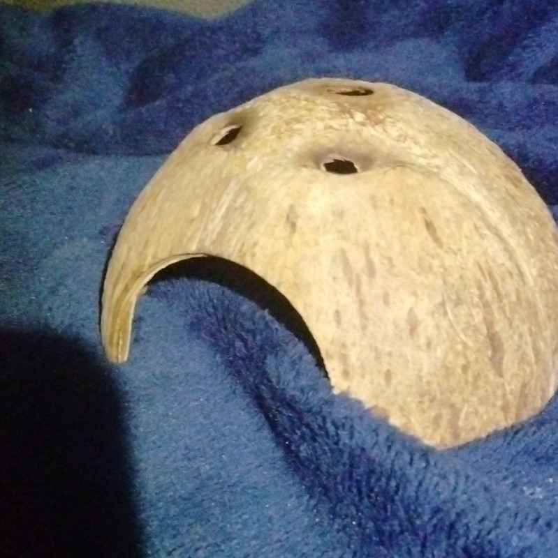 Natural Coconut Shell Cave Brown Wood Aquarium Decoration Shelter