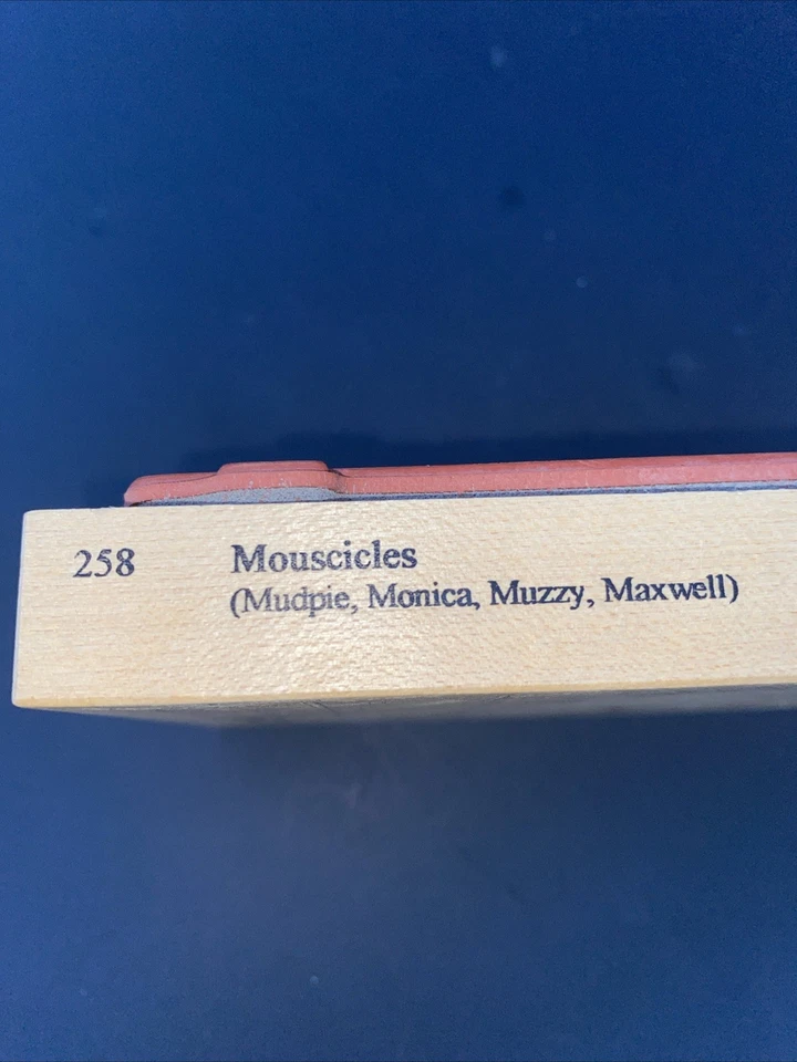 Casa Ratón Mouse Sello de Goma 258 Stampa Rosa Verano Paletas Amigos Foto 3 de 4