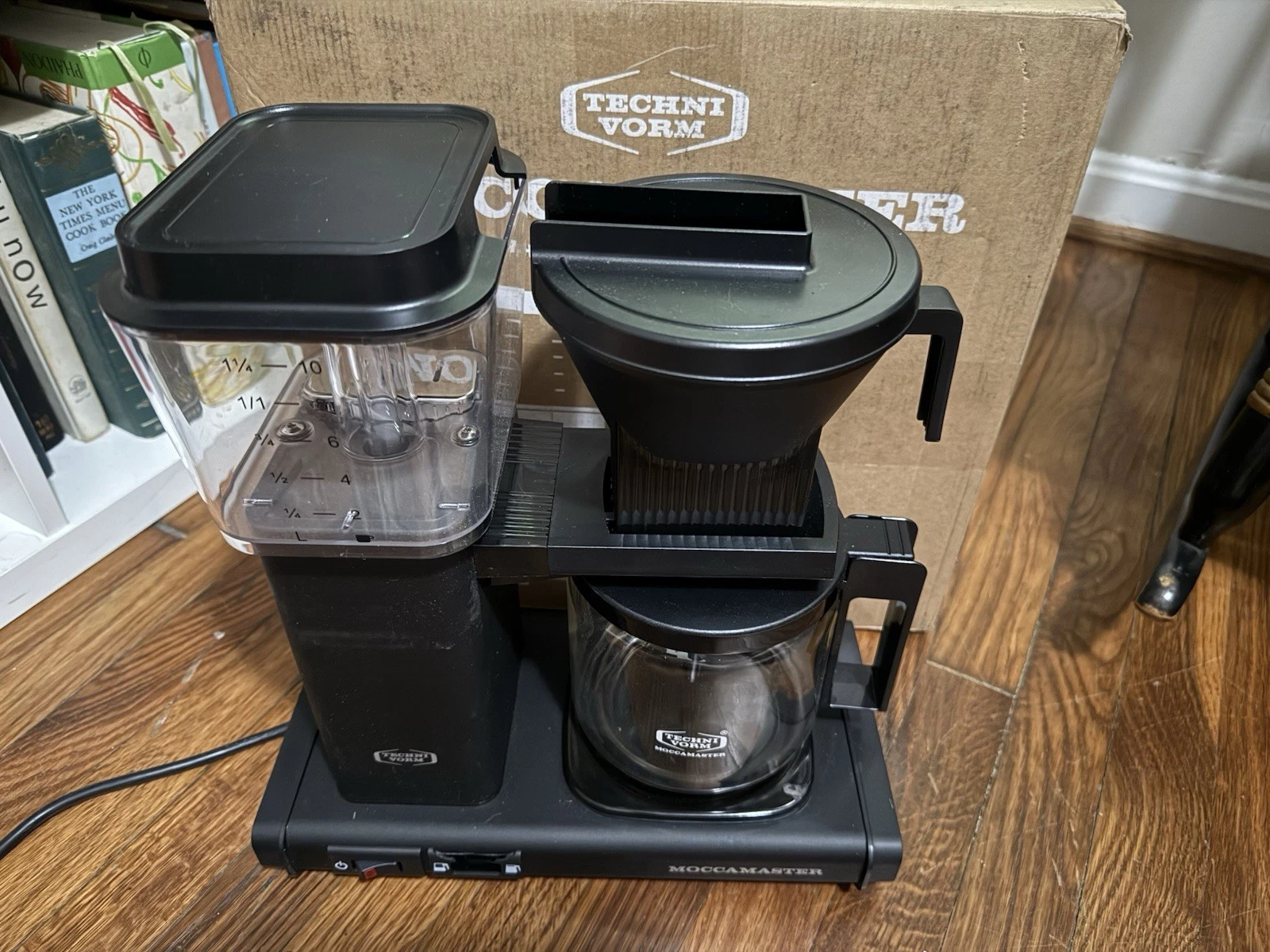 Technivorm Moccamaster KBGV Coffe Maker Matte Black SOME DAMAGE